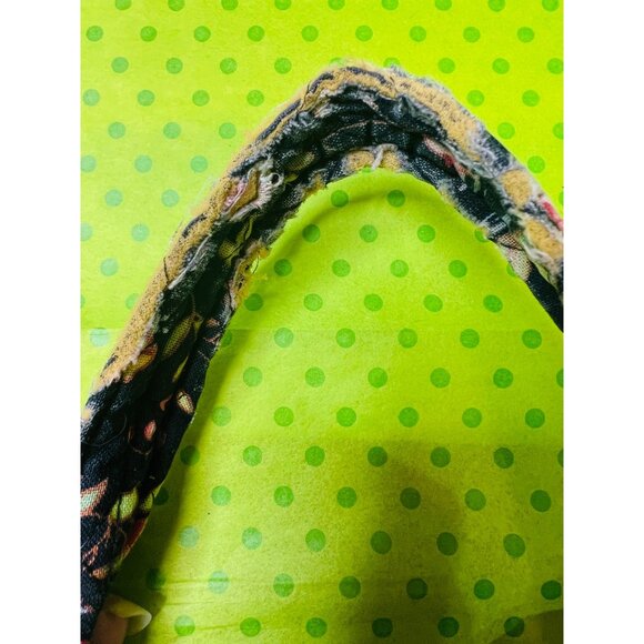 Vera Bradley Vintage Quilted Floral Backpack Drawstring Pockets Snap Closure 14” - Picture 6 of 6